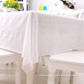 China supplier fancy table cloth custom printed plastic tablecloth